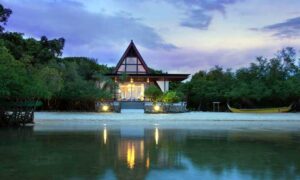 keindahan alam di hotel plataran menjangan bali